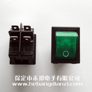 优质KCD2-201船型开关 绿色