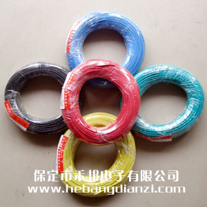 纯铜软线1mm2 有红色(sè) 黄(huáng)色 绿(lǜ)色 蓝色 黑色(sè)